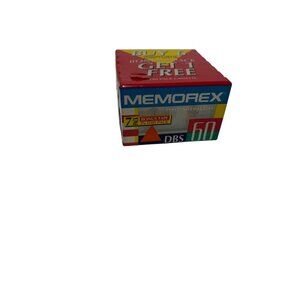 📝Memorex DBS 60 Cassette Tapes 7 Pack Sealed ( Preowned)
